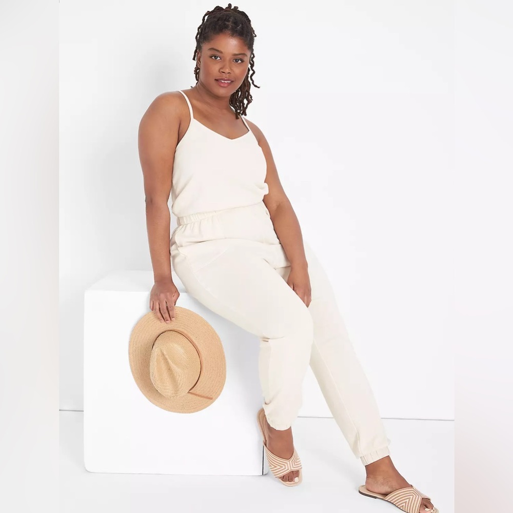 LIVI Sleeveless French Terry Jumpsuit